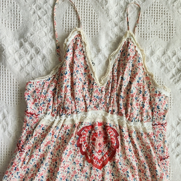 Johnny Was Dresses & Skirts - Johnny Was Los Angeles Bohemian Boho Embroidered Dress Medium Lined